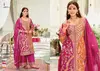 Vihara By Eba Heavy Chinon Printed Embroidery Plazzo Suits
